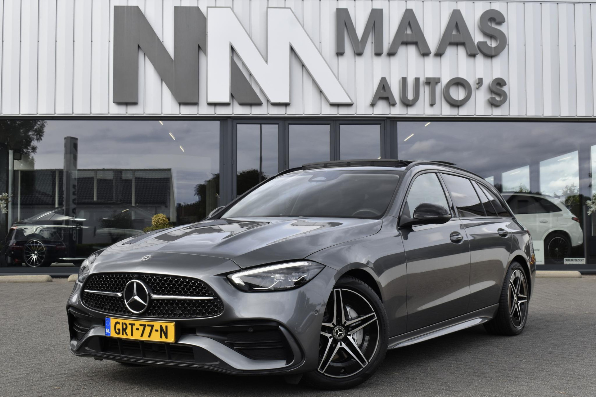 Mercedes-Benz C-Klasse Estate 180 AMG PANORAMADAK NIGHT BTW 40895160-0.jpg | Maas Auto's