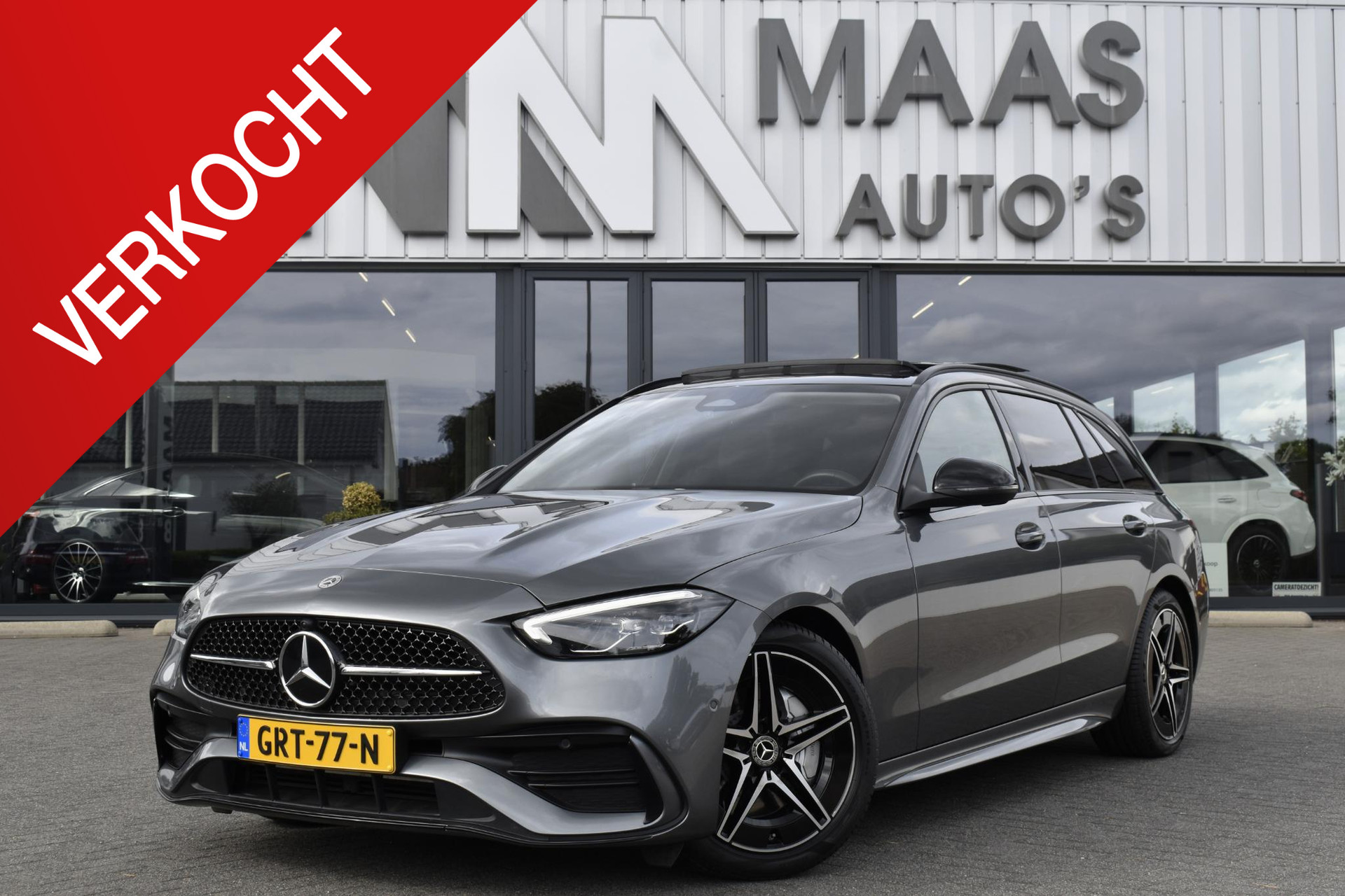 Mercedes-Benz C-Klasse Estate 180 AMG PANORAMADAK NIGHT BTW 40895160-0.jpg | Maas Auto's