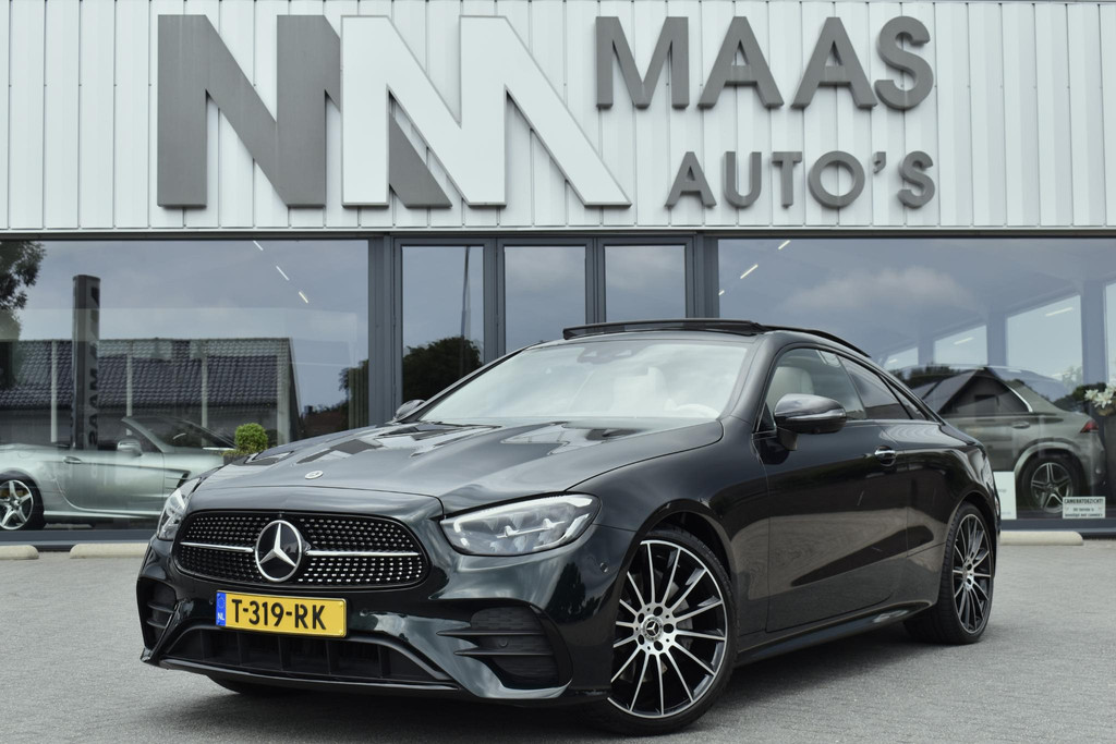 Mercedes-Benz E-Klasse Coupé 200 AMG Line BTW NL auto Pano-Memory-burmester-360 46314116-0.jpg | Maas Auto's