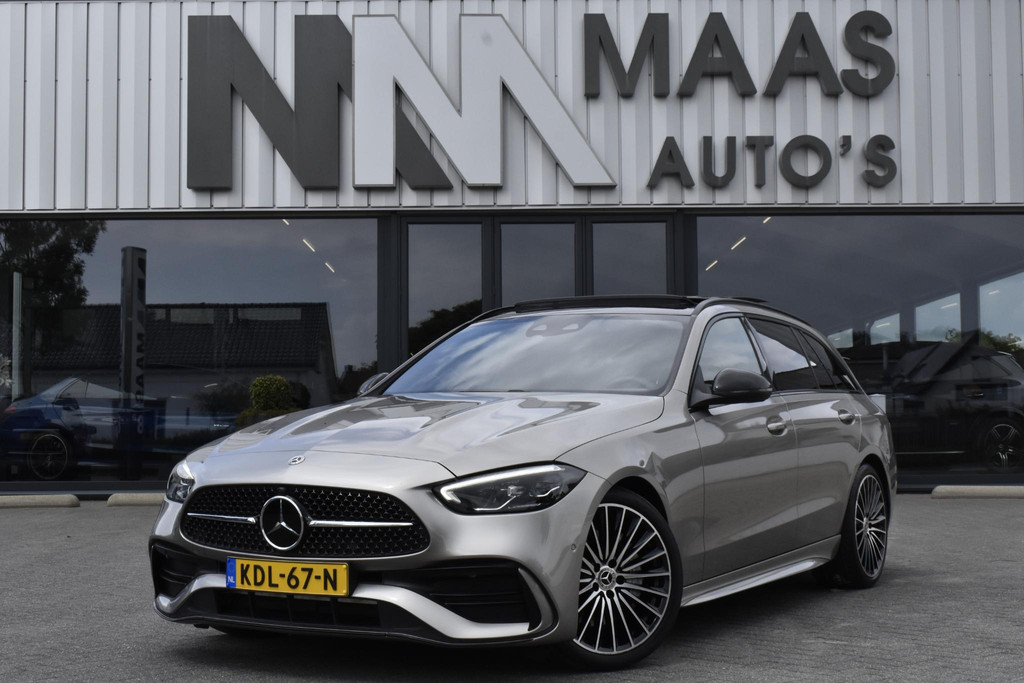 Mercedes-Benz C-Klasse Estate 200 AMG Line PANO 19inch memory BTW 52423027-0.jpg | Maas Auto's