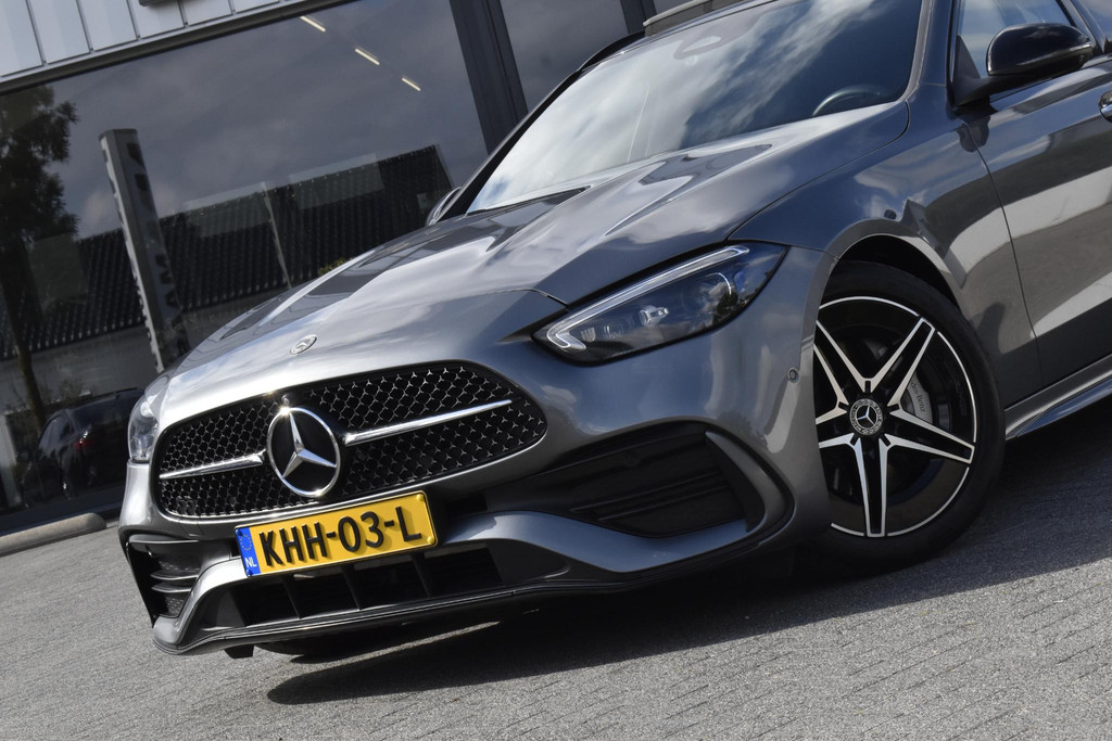 Mercedes-Benz C-Klasse 180 AMG Line Pano trekhaak 360 burmester ACC head up BTW 52876638-1.jpg | Maas Auto's